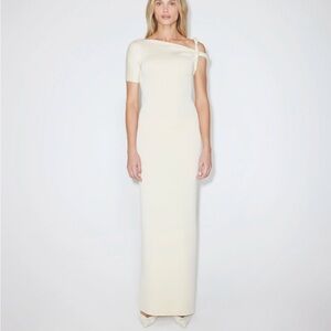 KHY SUEDE STRETCH TWIST MAXI DRESS